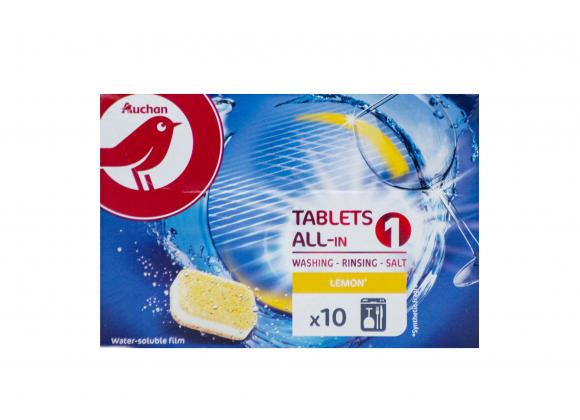 Auchan Nívó All in 1 mosogatógép tabletta